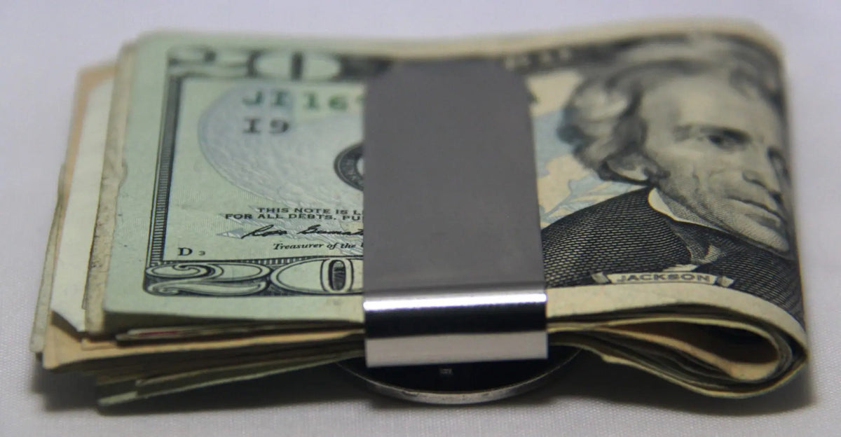 Master Mason Blue Lodge Money Clip - Texas Masons Square & Compass G - Bricks Masons