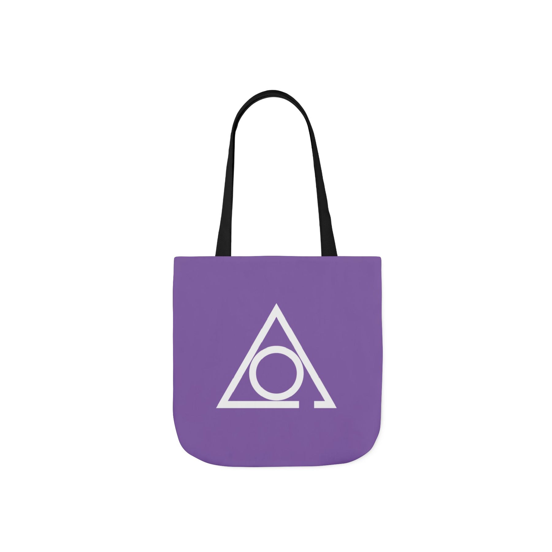 LOCOP Tote Bag - Purple & White Polyester - Bricks Masons