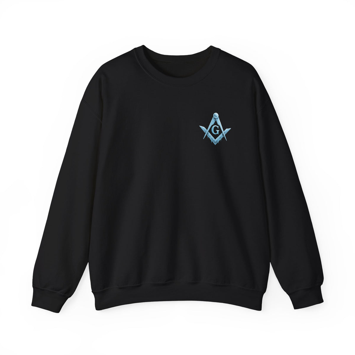 Master Mason Blue Lodge Sweatshirt - Frosty Square & Compass G Design