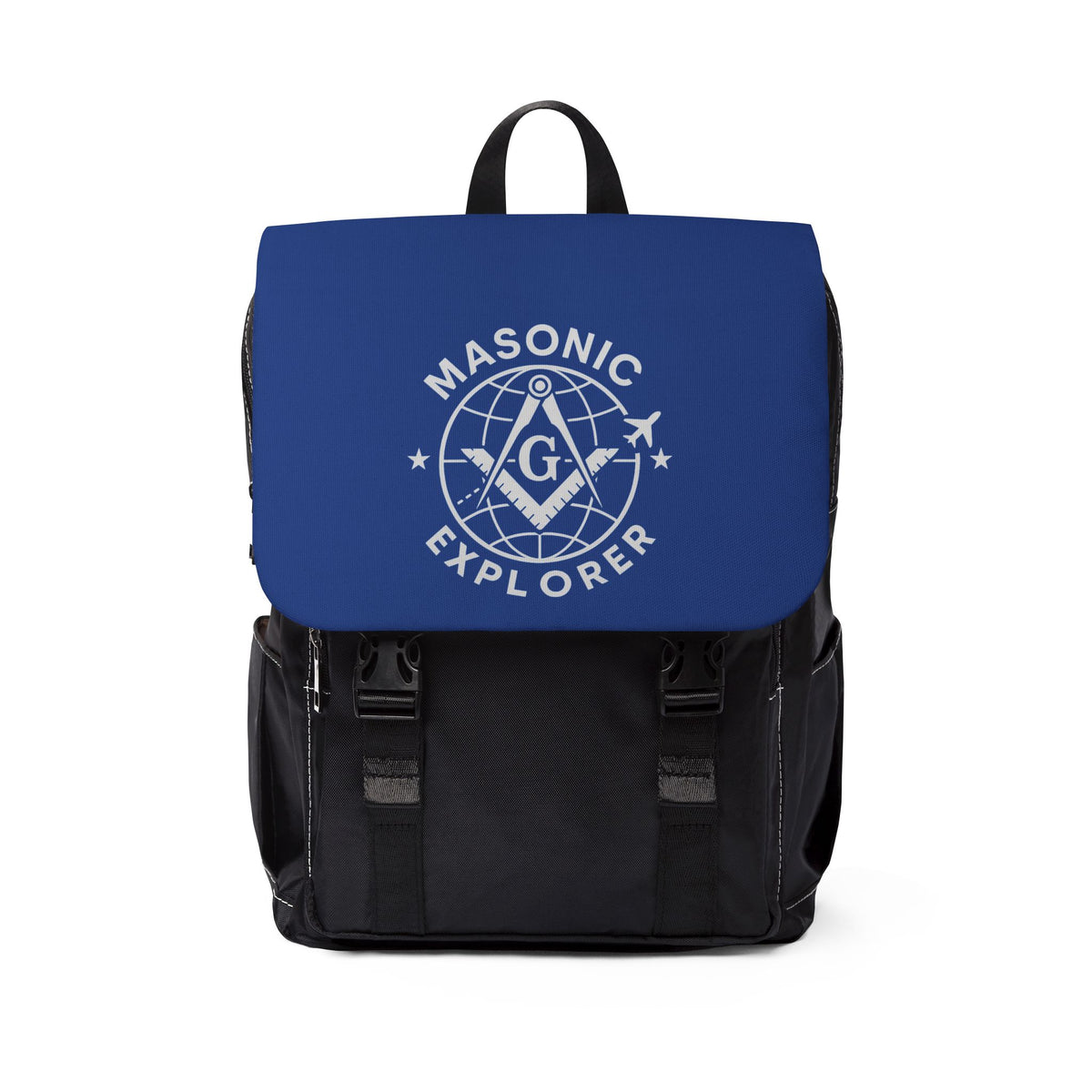 Master Mason Blue Lodge Backpack - Blue Masonic Explorer - Bricks Masons