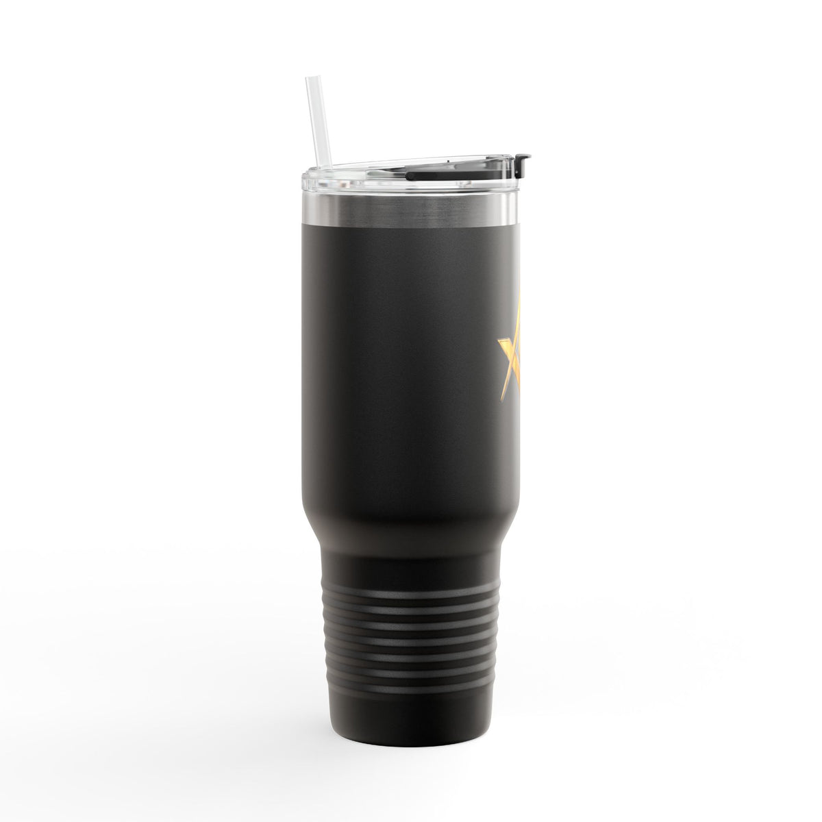 Master Mason Blue Lodge Ringneck Tumbler - Golden Square & Compass G Emblem - Bricks Masons