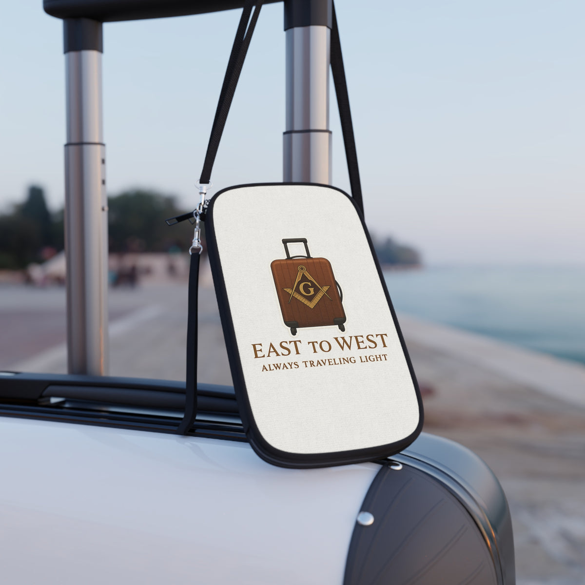 Master Mason Blue Lodge Passport Wallet - Always Traveling Light - Bricks Masons