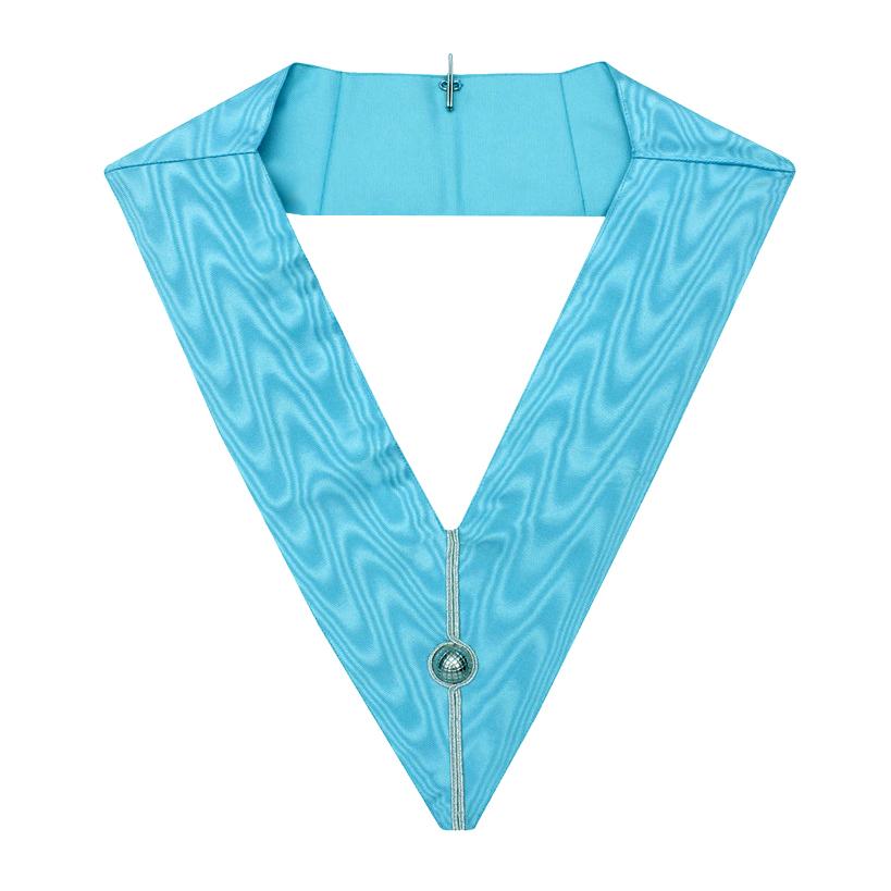 Officers Craft English Regulation Officer Collar - Turquoise - Bricks Masons