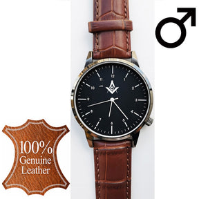 Master Mason Blue Lodge Wristwatch - Various Colors - Bricks Masons