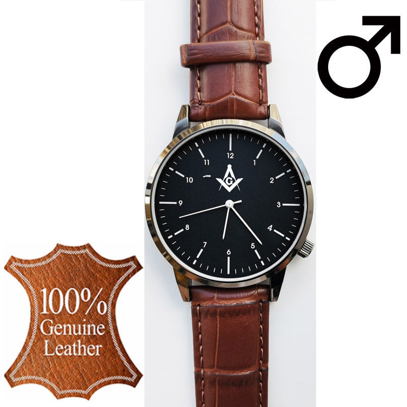 Master Mason Blue Lodge Wristwatch - Various Colors - Bricks Masons