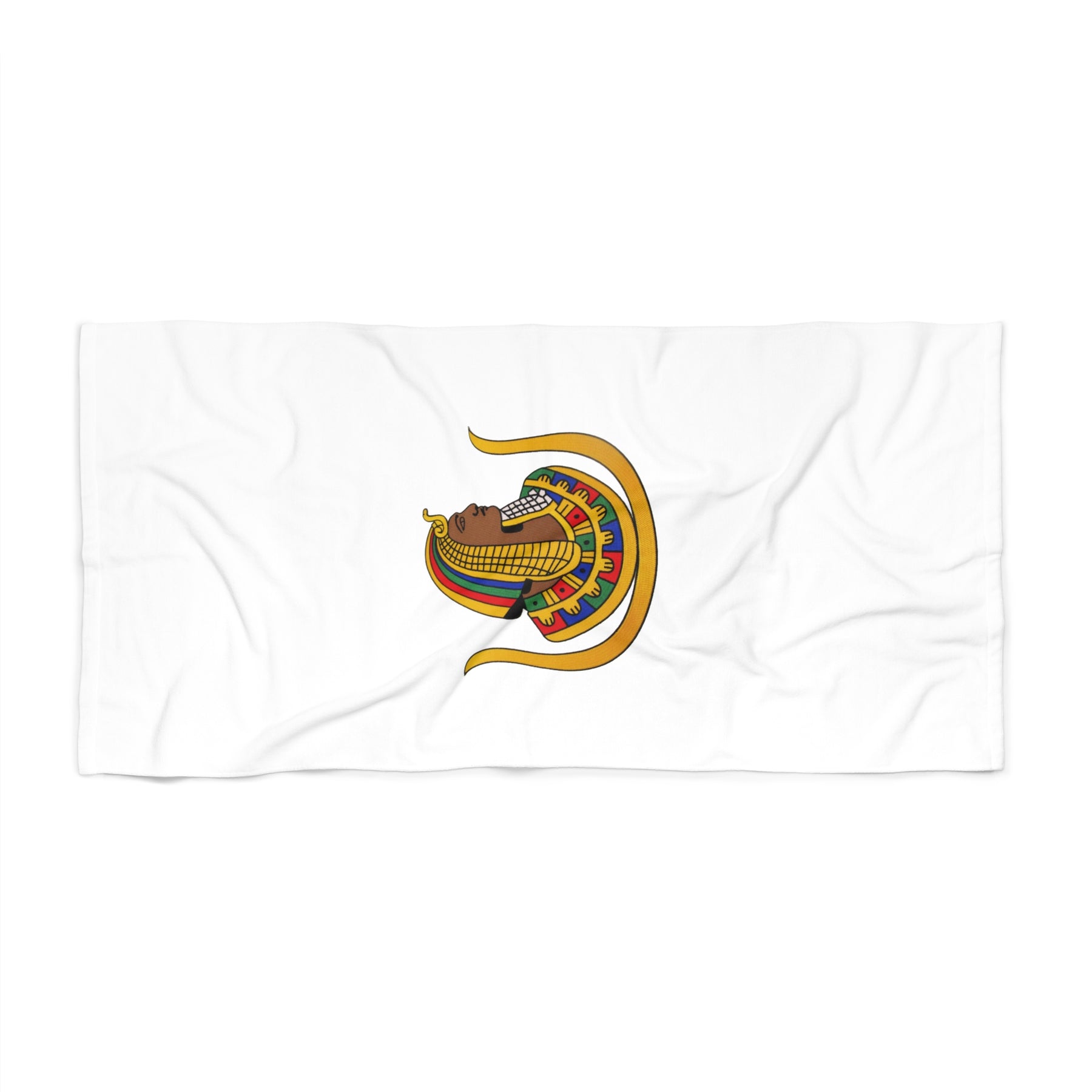 DOI Towel - White Beach Towel - Bricks Masons