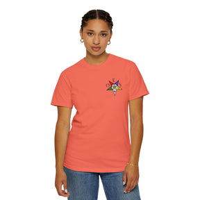 OES T-Shirt - Garment-Dyed Tee OES Star Various Colors - Bricks Masons