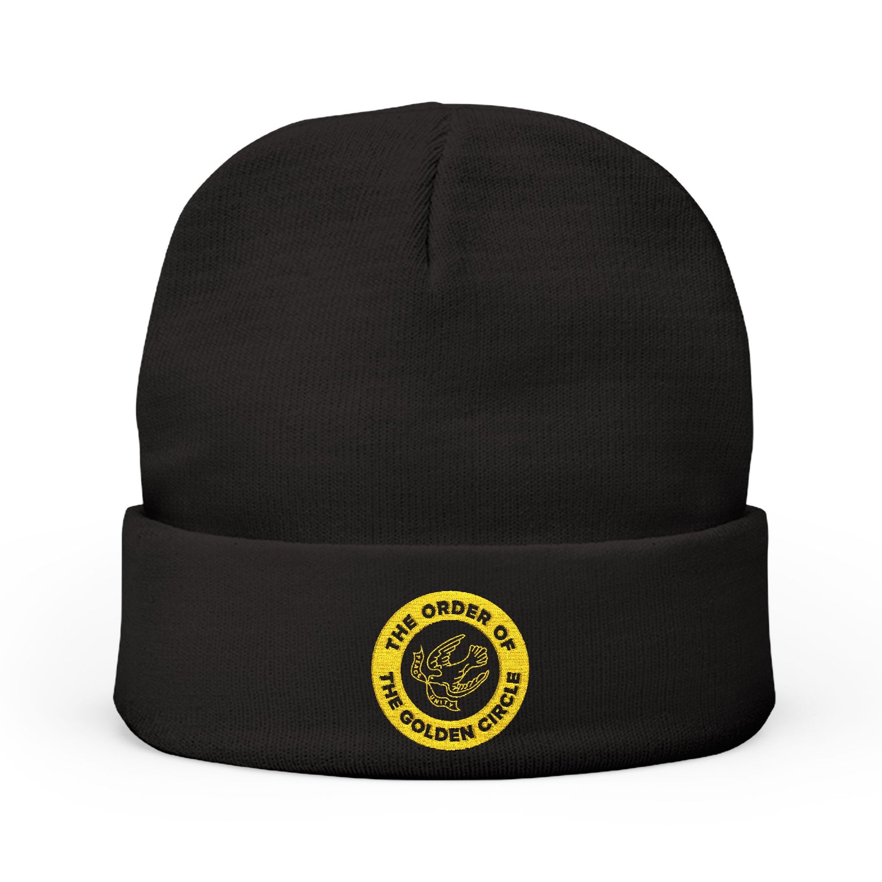 Order of the Golden Circle Beanie - Knit Embroidery Emblem - Bricks Masons