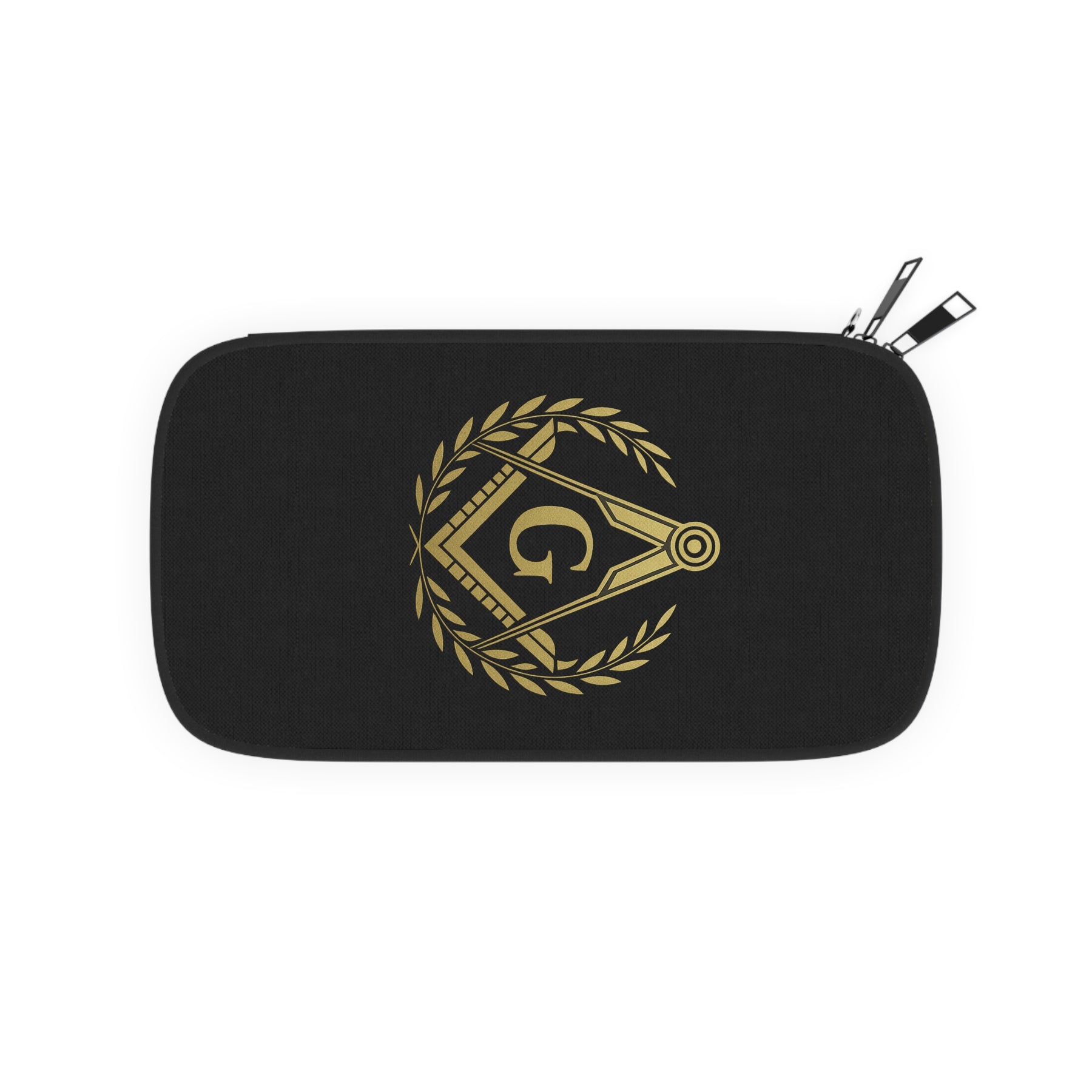 Master Mason Blue Lodge Passport Wallet - Square & Compass G with Wreath - Bricks Masons