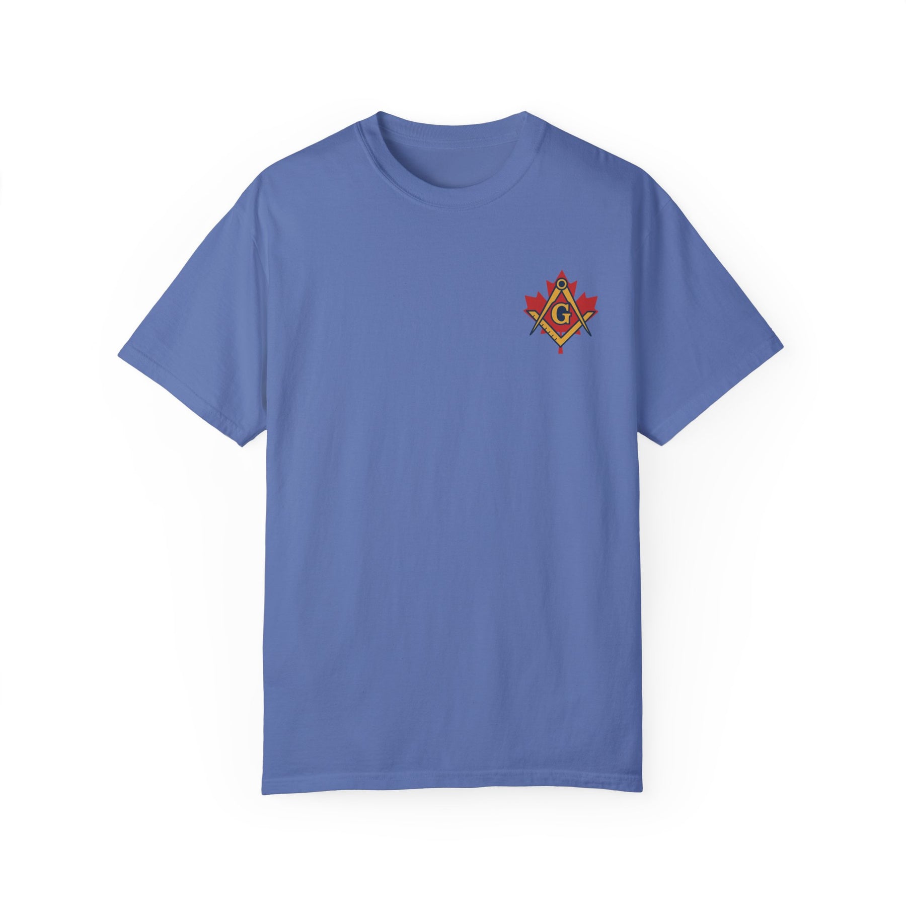 Master Mason Blue Lodge Canada Jurisdiction T-Shirt - Canada Mason Square & Compass G - Bricks Masons