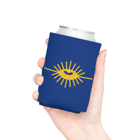Knights of the All Seeing Eye Can Cooler - Blue & Gold - Bricks Masons