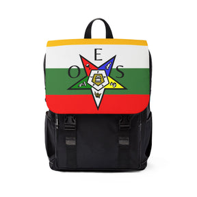 OES Backpack - Colorful Star With Multiple Compartments - Bricks Masons