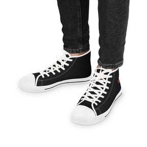 St. Thomas of Acon Sneaker - High Top Black & White - Bricks Masons