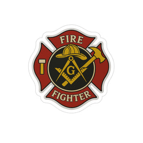 Master Mason Blue Lodge Sticker Decal - Outdoor Die-Cut - Bricks Masons