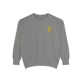 Council of Crusaders Sweatshirt - Embroidered Crusader Cross Chest Crest - Bricks Masons