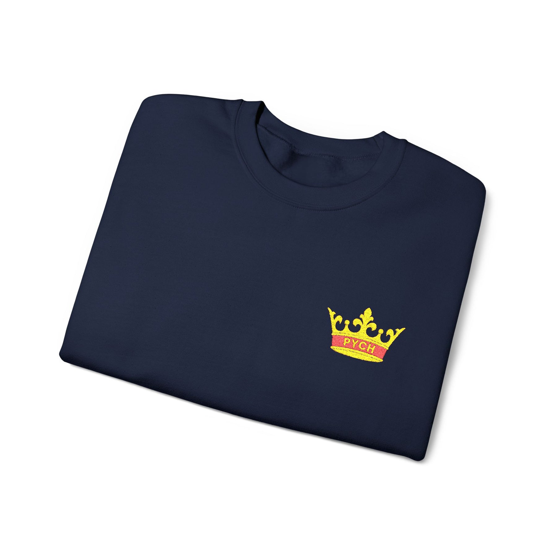 PYCH Sweatshirt - Crewneck Front Chest Crest - Bricks Masons