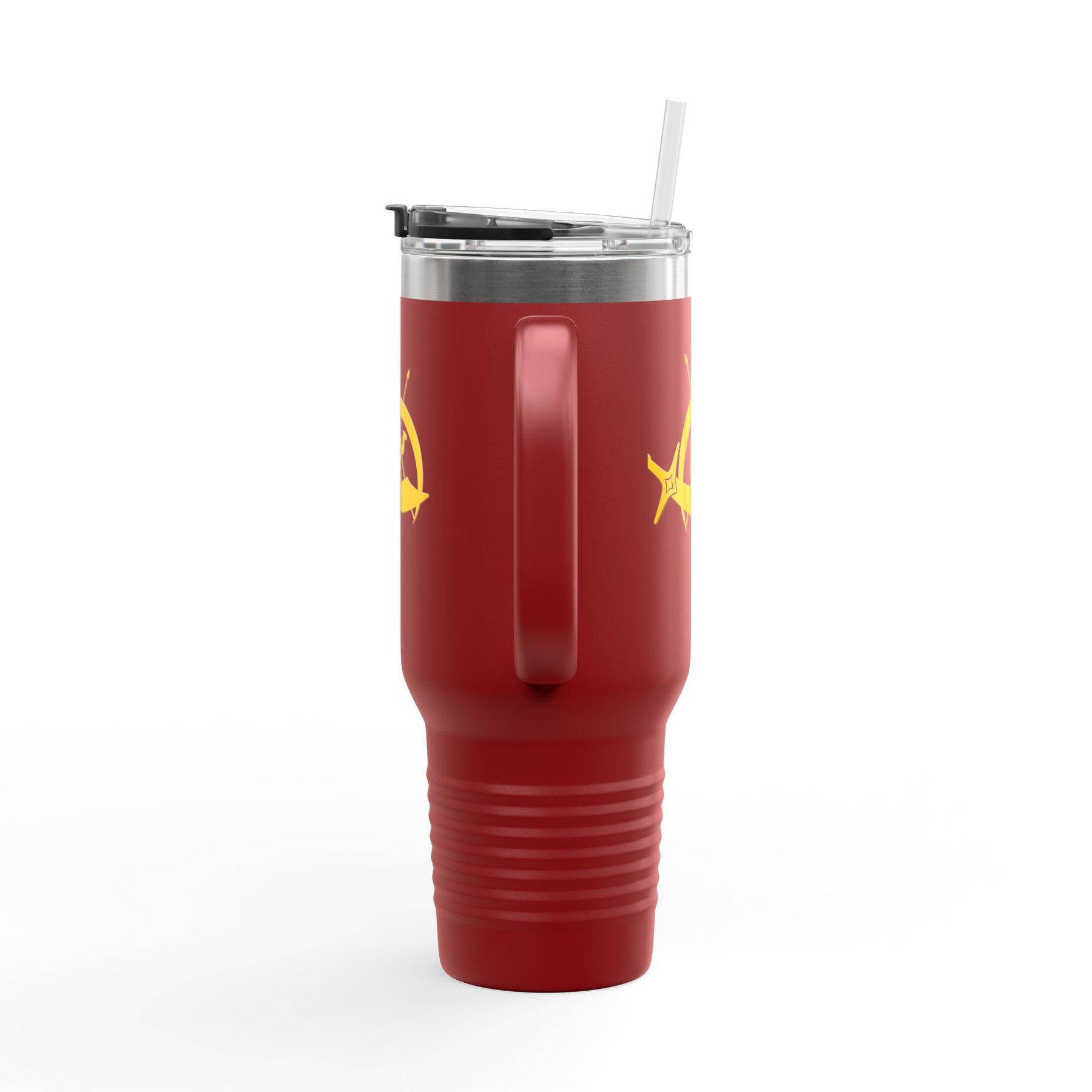 DOKO Ringneck Tumbler - Red & Yellow Stainless Steel & Insulated - Bricks Masons