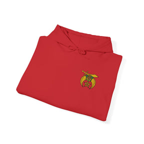 Daughters of Sphinx Hoodie - Soft Cotton Poly Blend Embroidered Front Design - Bricks Masons