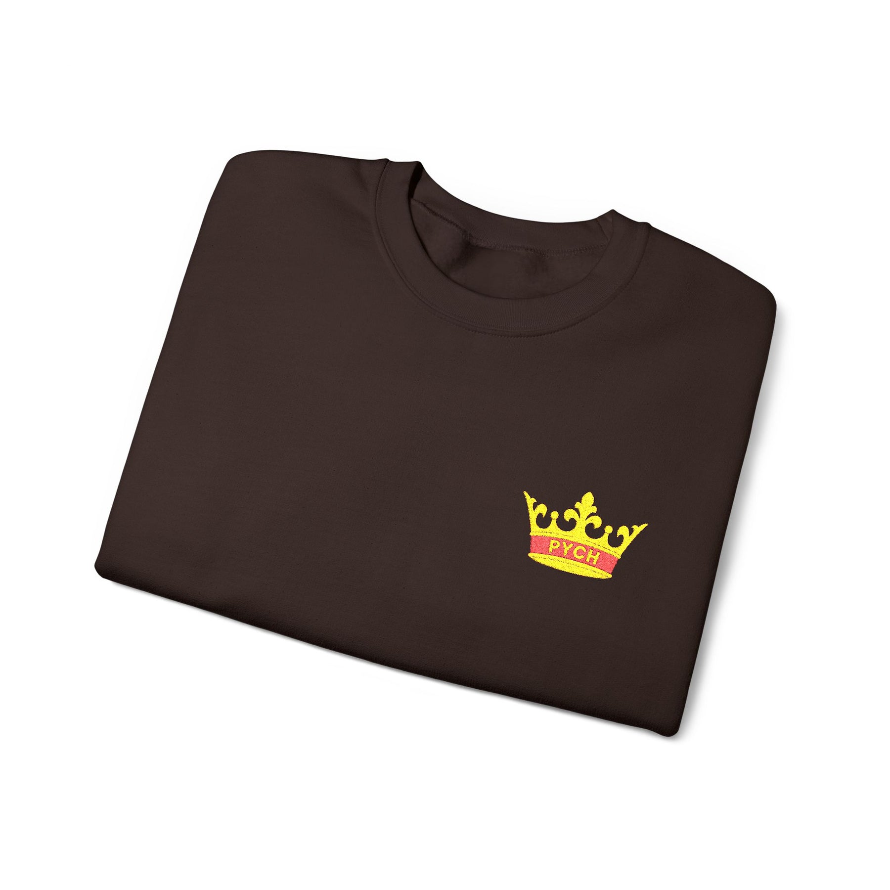 PYCH Sweatshirt - Crewneck Front Chest Crest - Bricks Masons