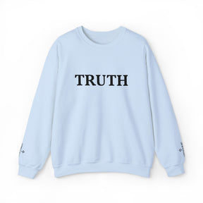 Master Mason Blue Lodge Sweatshirt - Truth Front & Sleeves Embroidery - Bricks Masons