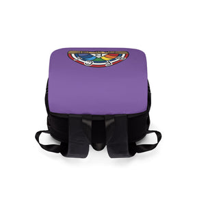 International Order of The Rainbow For Girls Backpack - Purple With Multiple Compartments - Bricks Masons