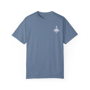 Master Mason Blue Lodge Canada Jurisdiction T-Shirt - Garment-Dyed Tee - Bricks Masons