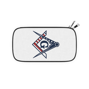 Master Mason Blue Lodge Passport Wallet - US Flag Square & Compass G - Bricks Masons