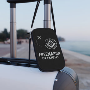 Master Mason Blue Lodge Passport Wallet - Freemason In Flight Storage Pockets - Bricks Masons