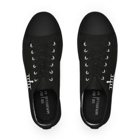 St. Lawrence the Martyr Sneaker - Low Top Sneaker Black & White - Bricks Masons