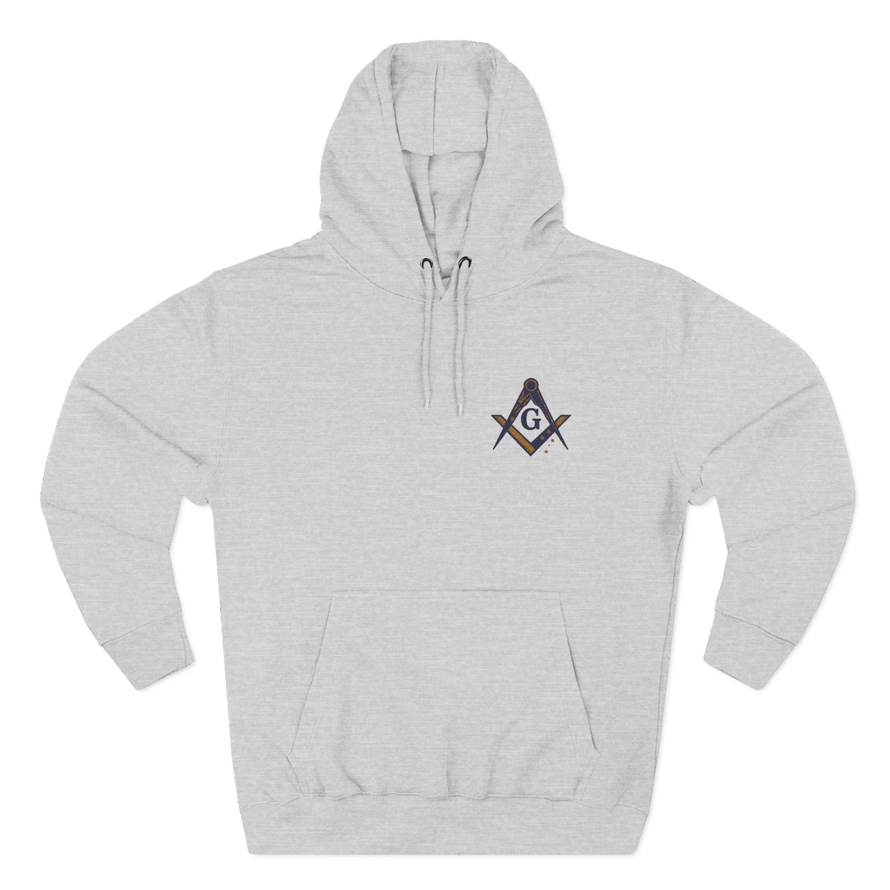 Master Mason Blue Lodge Australia Jurisdiction Hoodie - Stitched Chest Symbol - Bricks Masons