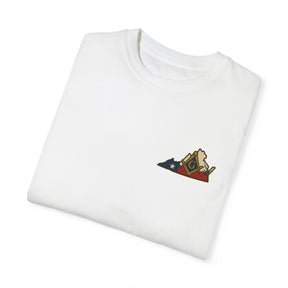 Master Mason Blue Lodge T-Shirt - Garment-Dyed Virginia Mason - Bricks Masons