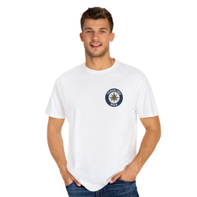 Master Mason Blue Lodge T-Shirt - Traveling Mason Garment-Dyed Tee - Bricks Masons