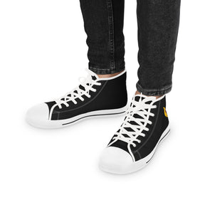 Grotto Sneaker - High Top Black & White - Bricks Masons