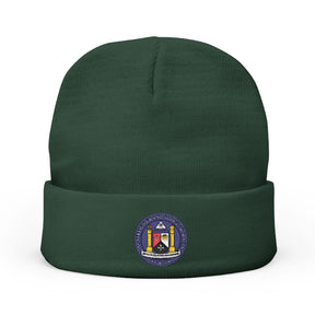 Malta Jurisdiction Beanie - Knit Embroidery Emblem - Bricks Masons
