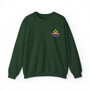 National Sojourners Sweatshirt - Embroidered Crewneck Style - Bricks Masons