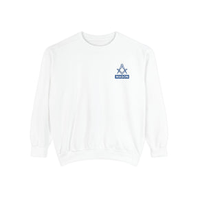 Master Mason Blue Lodge Sweatshirt - Classic Mason Square & Compass Design - Bricks Masons