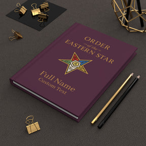 OES Journal - Colorful Eastern Star with Personalization - Bricks Masons