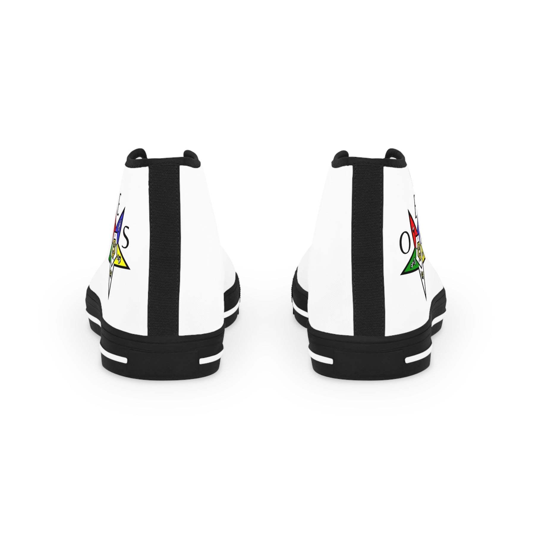 OES Sneaker - High Top Black & White Sole OES Star - Bricks Masons