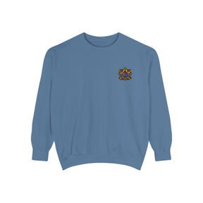 Master Mason Craft Sweatshirt - Embroidered Square & Compass UK Flag - Bricks Masons