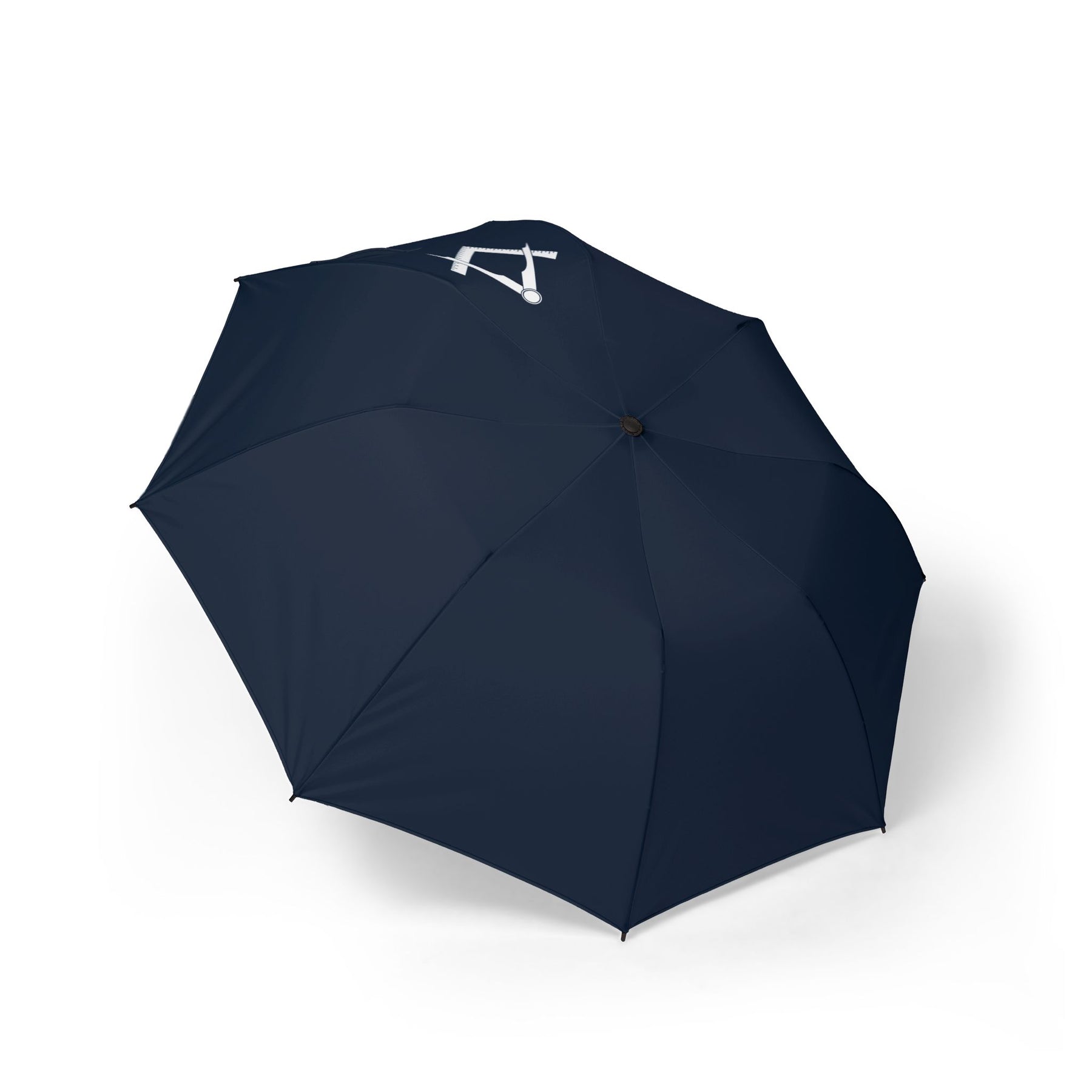 Master Mason Blue Lodge Umbrella - Square & Compass Semi-Automatic Foldable Umbrella - Bricks Masons