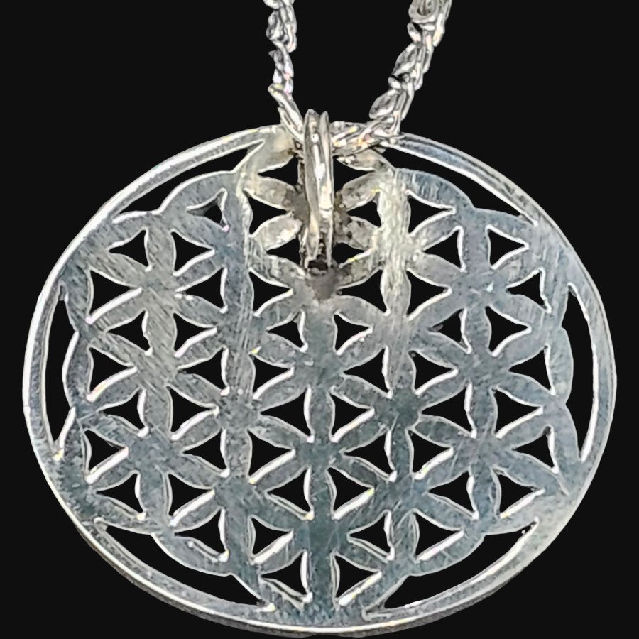 Kabbalah Flower of Life Pendant in Silver 4 cm 13 g Art 189 - Bricks Masons