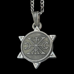 I commemorated Demon 54 DUKE COUNT MURMUR and Secret Seal of Solomon 72 Demons Lesser Key of Solomon Goetia In Silver 3 x 2.5 cm 12 Gr Art 1913 - Bricks Masons