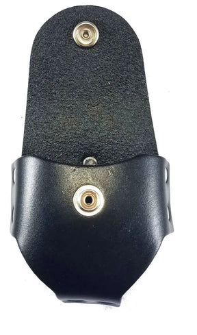 Shriners Snuff Can Holder - Genuine Leather with Snap Closure