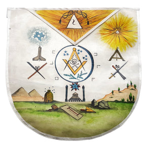 Hand-Painted Apron - The Secret Teachings of All Ages, Manly P. Hall, 1928