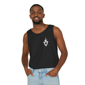 Allied Masonic Degrees Tank Top - Cotton Garment-Dyed Various Colors - Bricks Masons