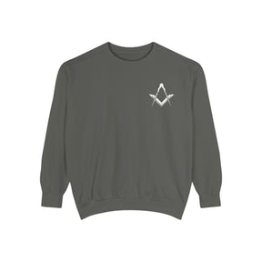 Master Mason Blue Lodge Sweatshirt - Embroidered Square & Compass - Bricks Masons