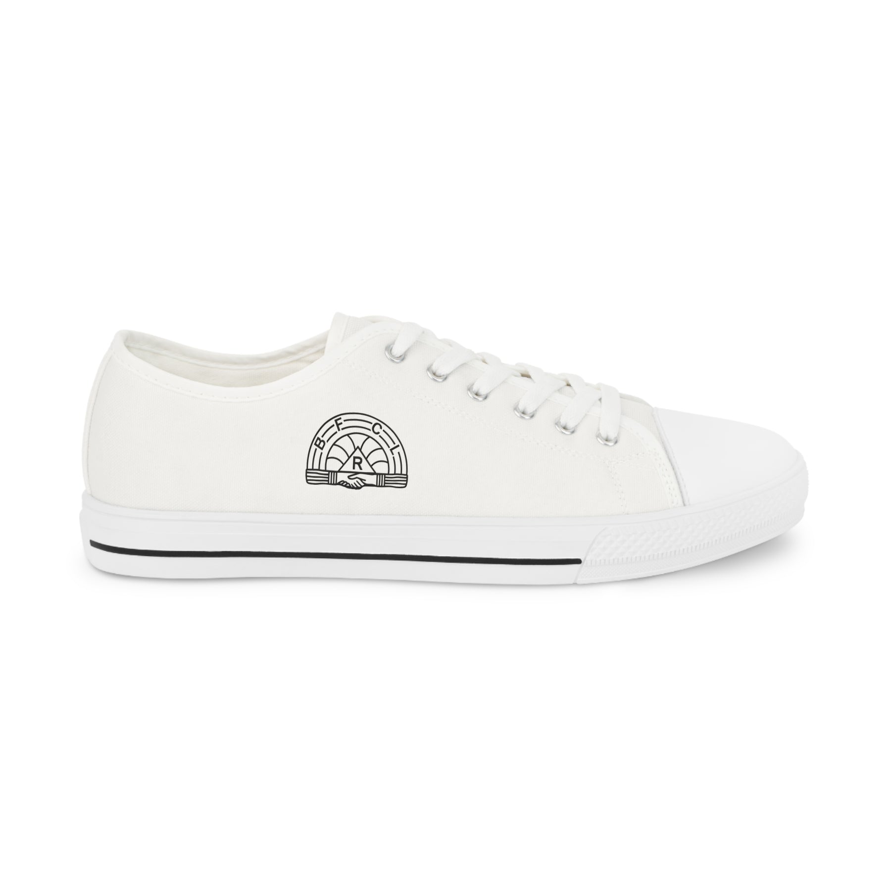 International Order Rainbow For Girls Sneaker - Low Top Sneaker Black & White - Bricks Masons