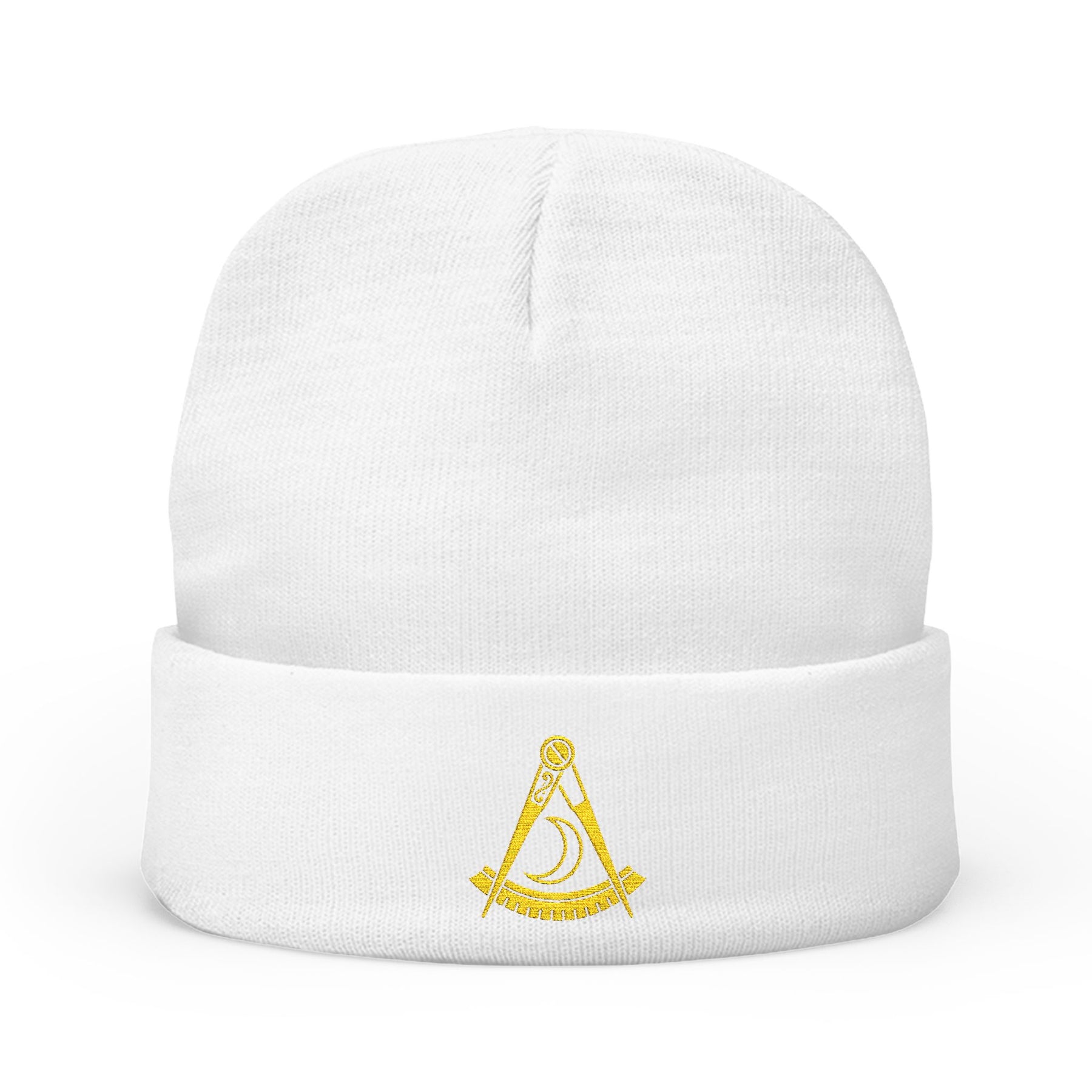 District Deputy Grand Master Blue Lodge Beanie - Knit Embroidery Various Colors - Bricks Masons