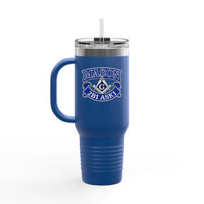 Master Mason Blue Lodge Ringneck Tumbler - 2B1 ASK1 with Square & Compass G