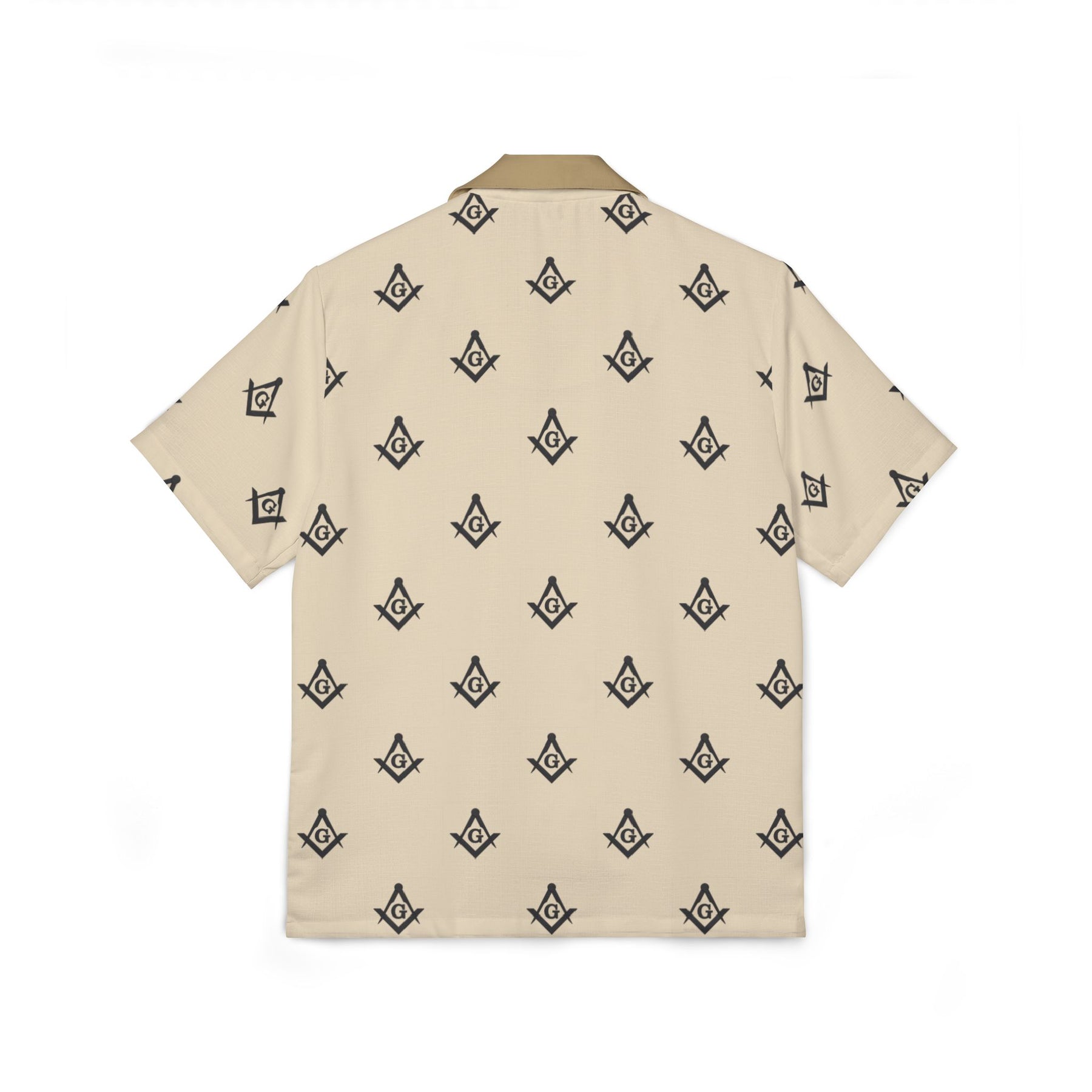 Men's Hawaiian Camp Shirt (AOP) - Bricks Masons